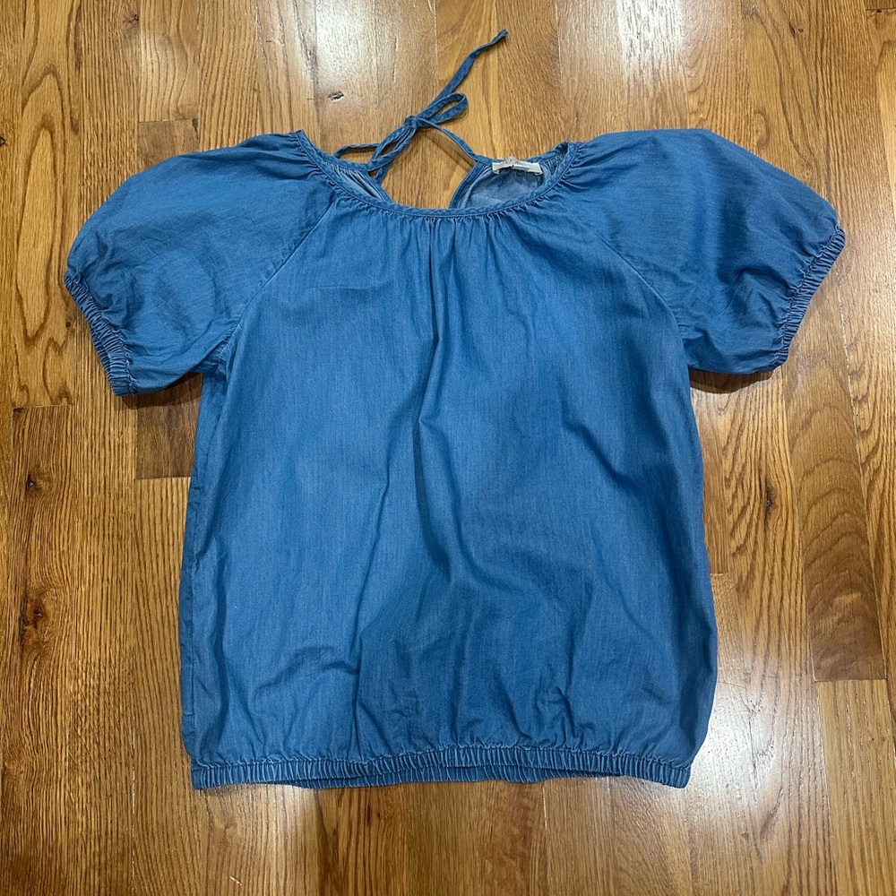 LOFT Outlet Denim Blue Top XS